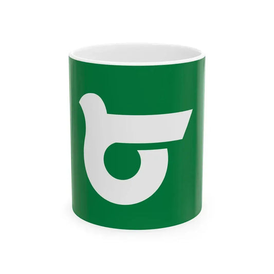 Flag of Tomika Gifu (Japan) White Coffee Mug 11oz - Go Mug Yourself