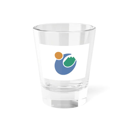 Flag of Tomioka Gunma (Japan) Shot Glass 1.5oz 1.5oz - Go Mug Yourself