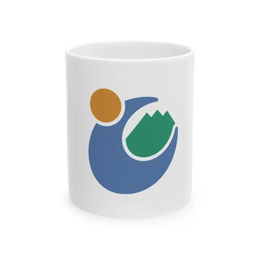 Flag of Tomioka Gunma (Japan) White Coffee Mug 11oz - Go Mug Yourself