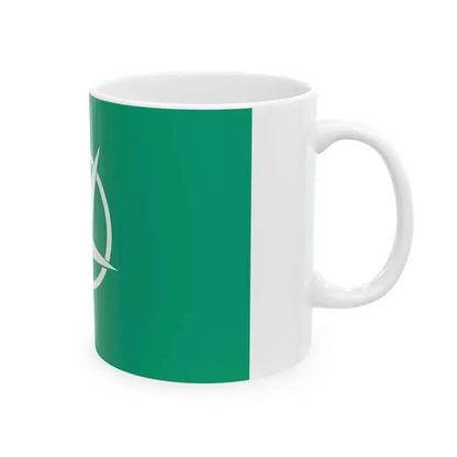 Flag of Tomisato Chiba (Japan) White Coffee Mug - Go Mug Yourself