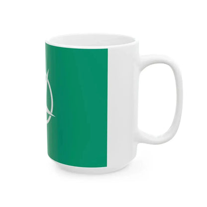 Flag of Tomisato Chiba (Japan) White Coffee Mug - Go Mug Yourself