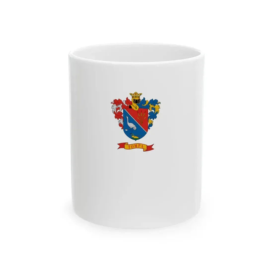 Flag of Tompa vertical (Hungary) White Coffee Mug 11oz - Go Mug Yourself