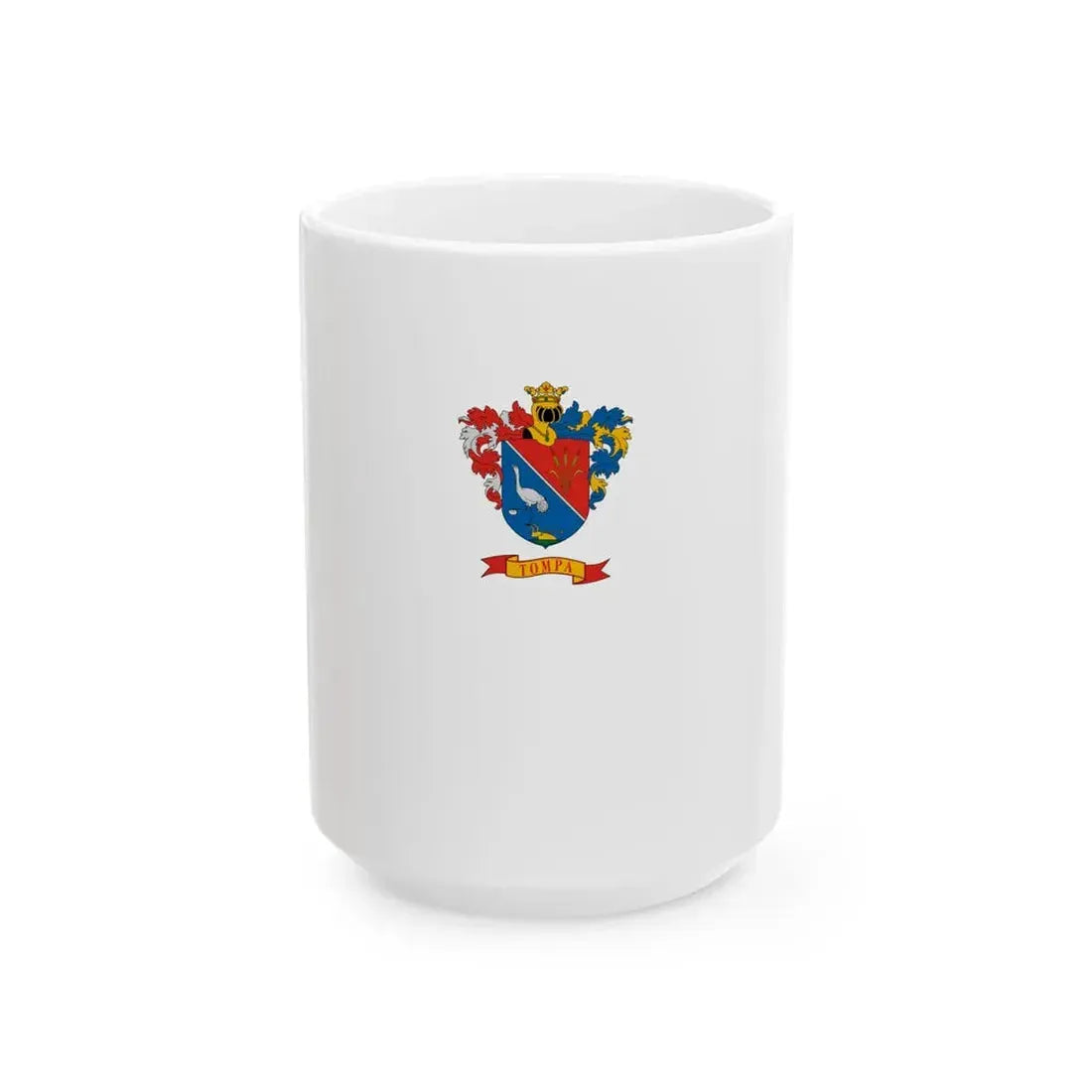 Flag of Tompa vertical (Hungary) White Coffee Mug 15oz - Go Mug Yourself