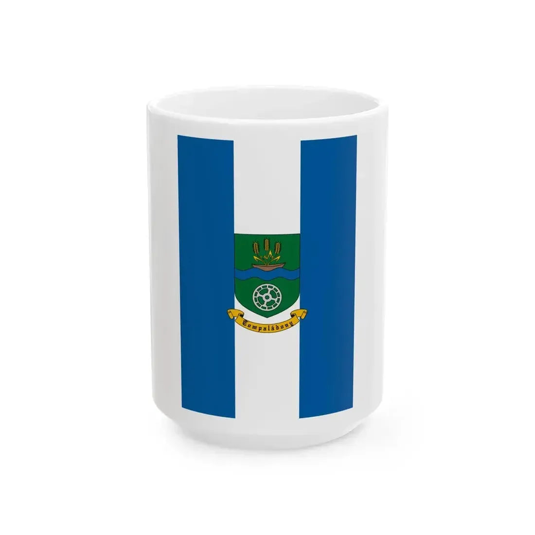 Flag of Tompaladony (Hungary) White Coffee Mug 15oz - Go Mug Yourself