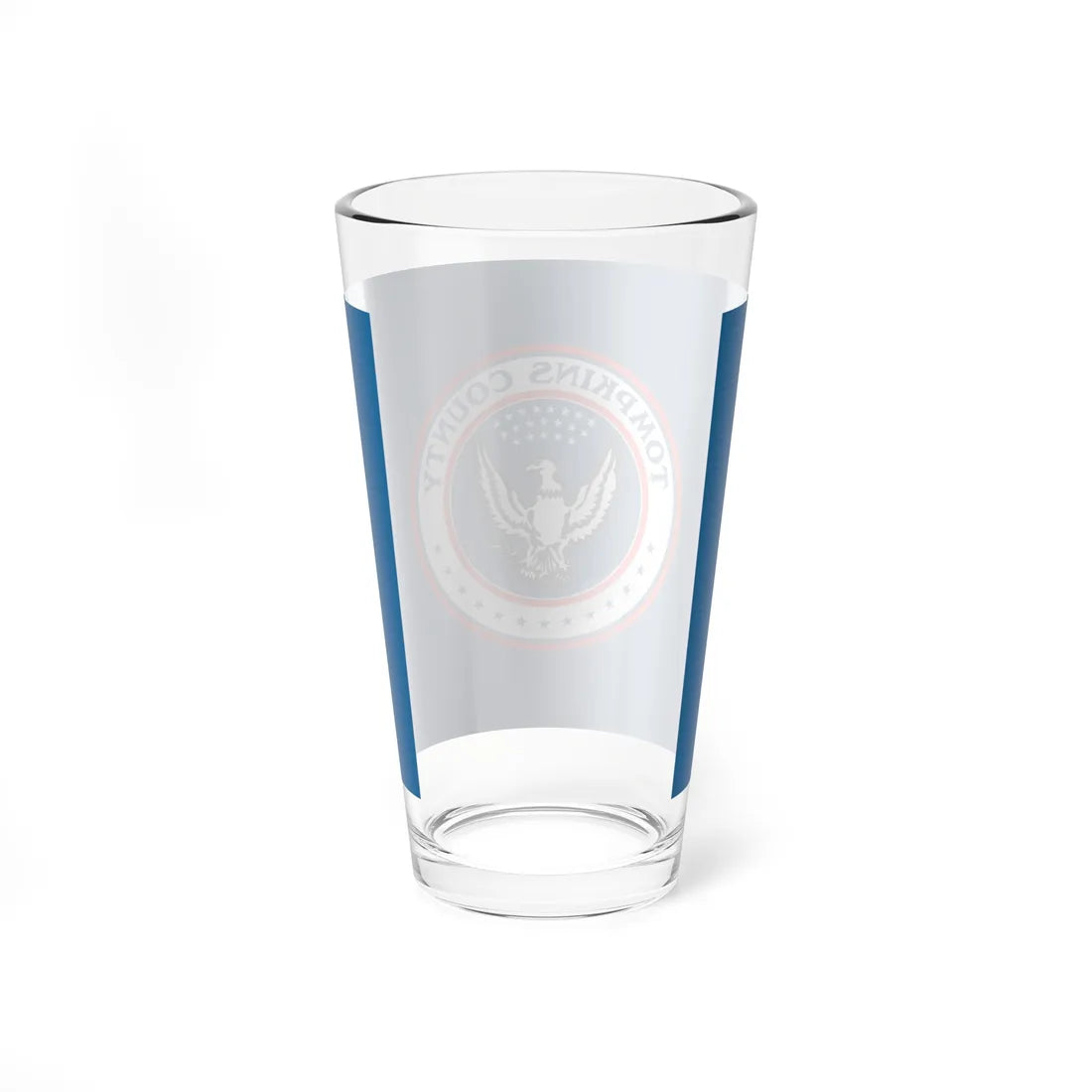 Flag of Tompkins County New York (United States) Pint Glass 16oz - Go Mug Yourself