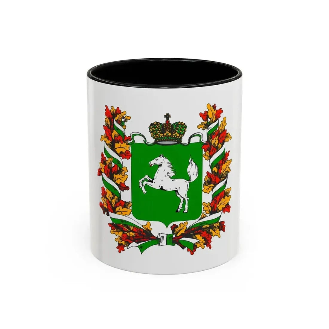 Flag of Tomsk Oblast Russia - Accent Coffee Mug 11oz Black - Go Mug Yourself