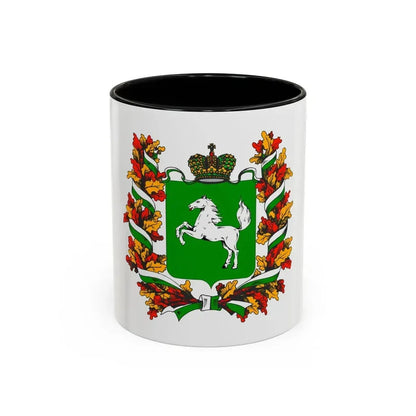 Flag of Tomsk Oblast Russia - Accent Coffee Mug 11oz Black - Go Mug Yourself