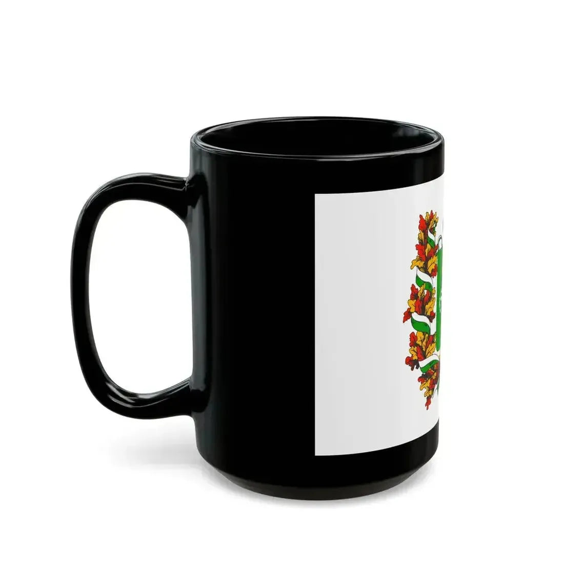 Flag of Tomsk Oblast Russia - Black Coffee Mug - Go Mug Yourself