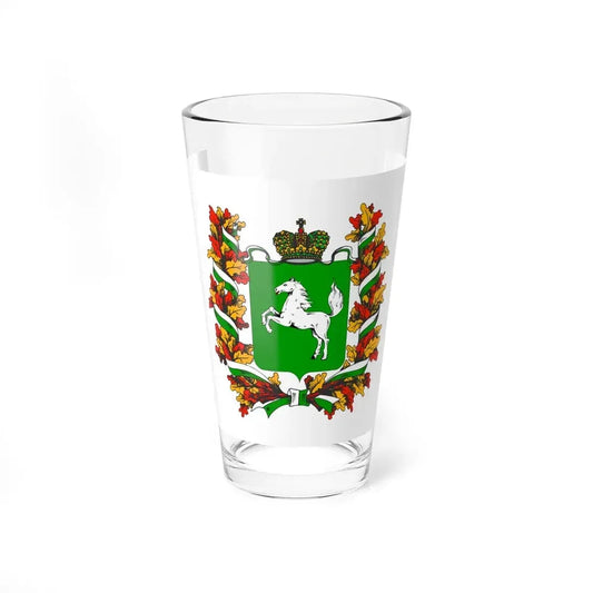 Flag of Tomsk Oblast Russia - Pint Glass 16oz 16oz - Go Mug Yourself