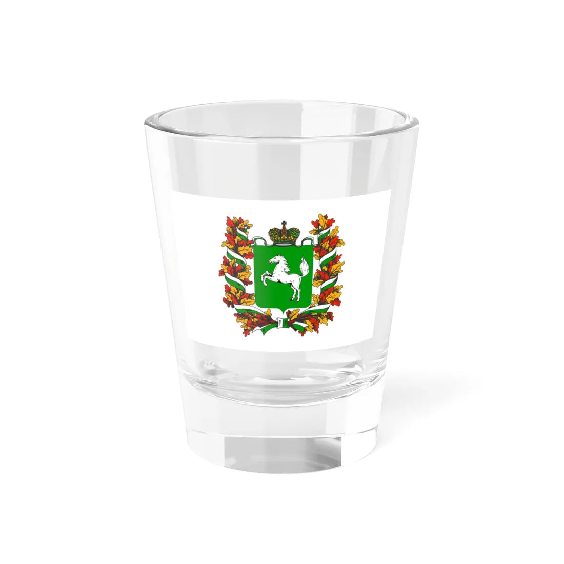 Flag of Tomsk Oblast (Russia) Shot Glass 1.5oz 1.5oz - Go Mug Yourself