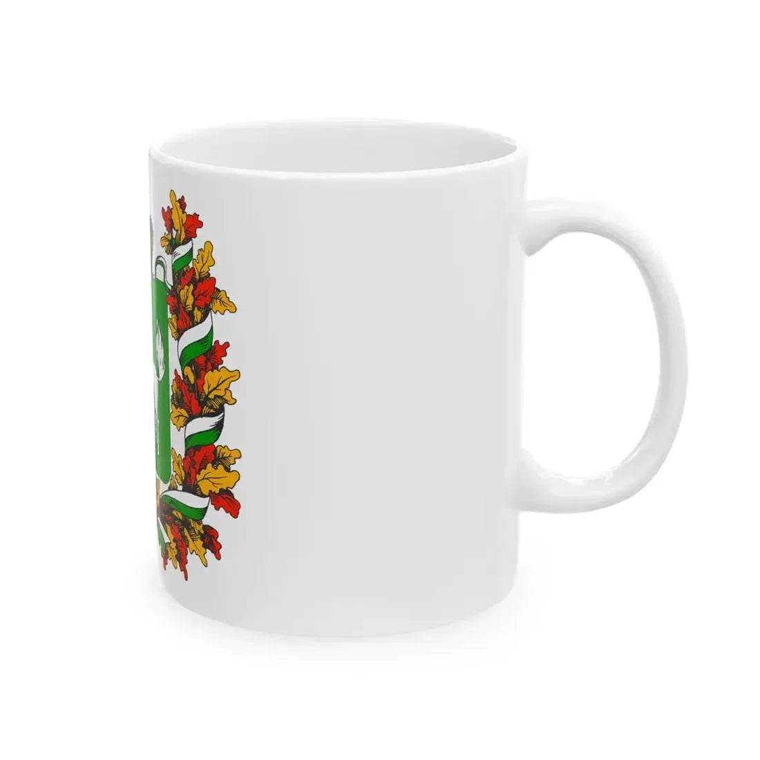 Flag of Tomsk Oblast (Russia) White Coffee Mug - Go Mug Yourself