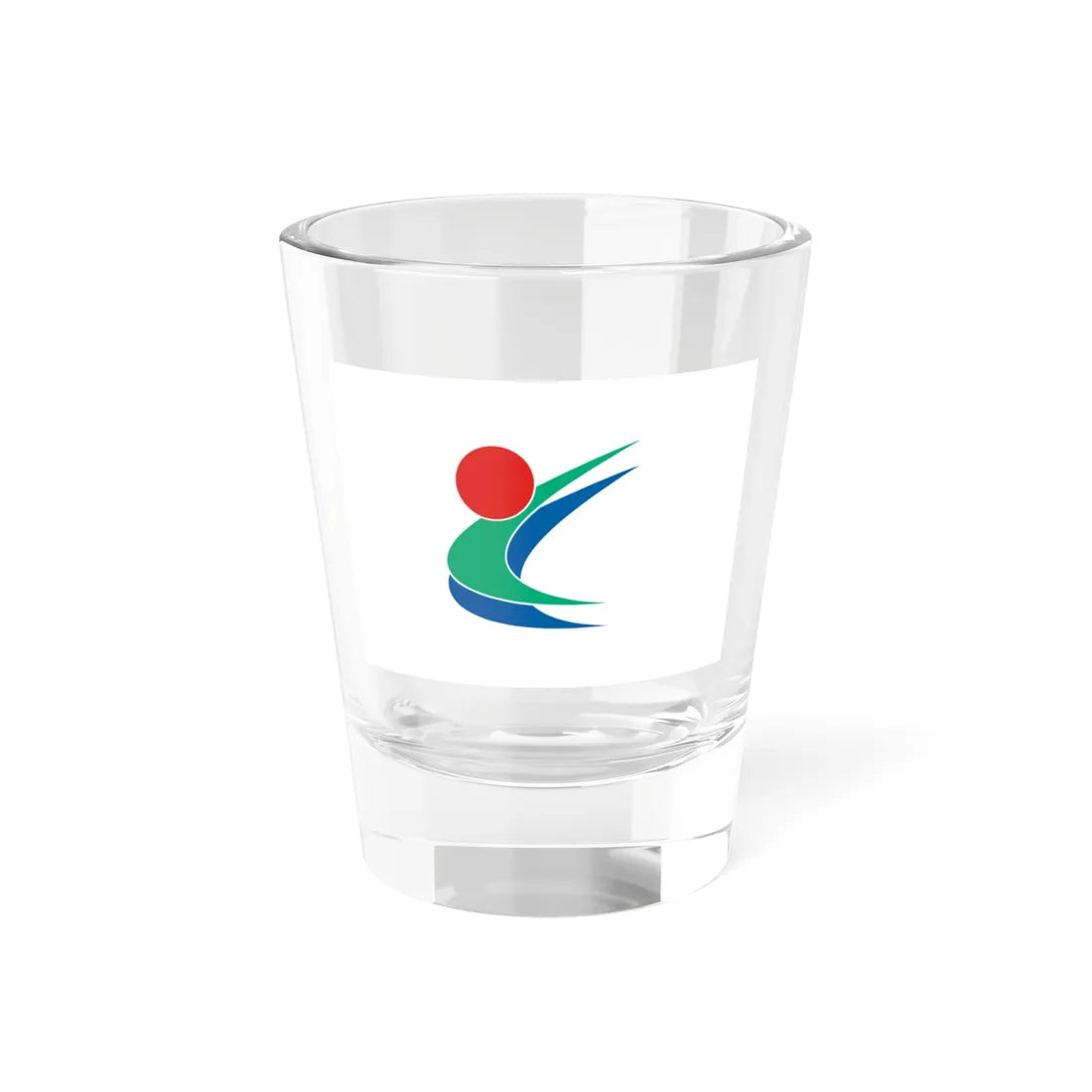 Flag of Tōon Ehime (Japan) Shot Glass 1.5oz 1.5oz - Go Mug Yourself