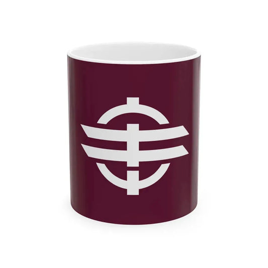 Flag of Tonaki Okinawa (Japan) White Coffee Mug 11oz - Go Mug Yourself