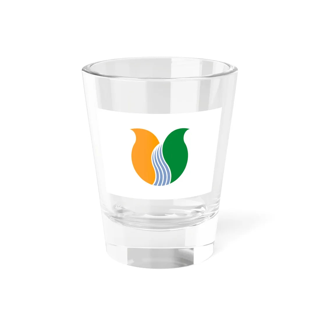 Flag of Tonami Toyama (Japan) Shot Glass 1.5oz 1.5oz - Go Mug Yourself