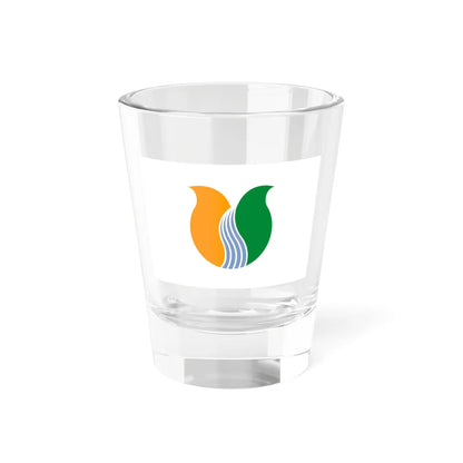 Flag of Tonami Toyama (Japan) Shot Glass 1.5oz 1.5oz - Go Mug Yourself