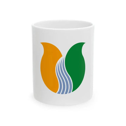 Flag of Tonami Toyama (Japan) White Coffee Mug 11oz - Go Mug Yourself