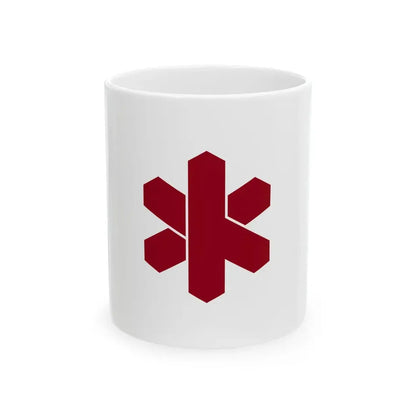 Flag of Tondabayashi Osaka (Japan) White Coffee Mug 11oz - Go Mug Yourself