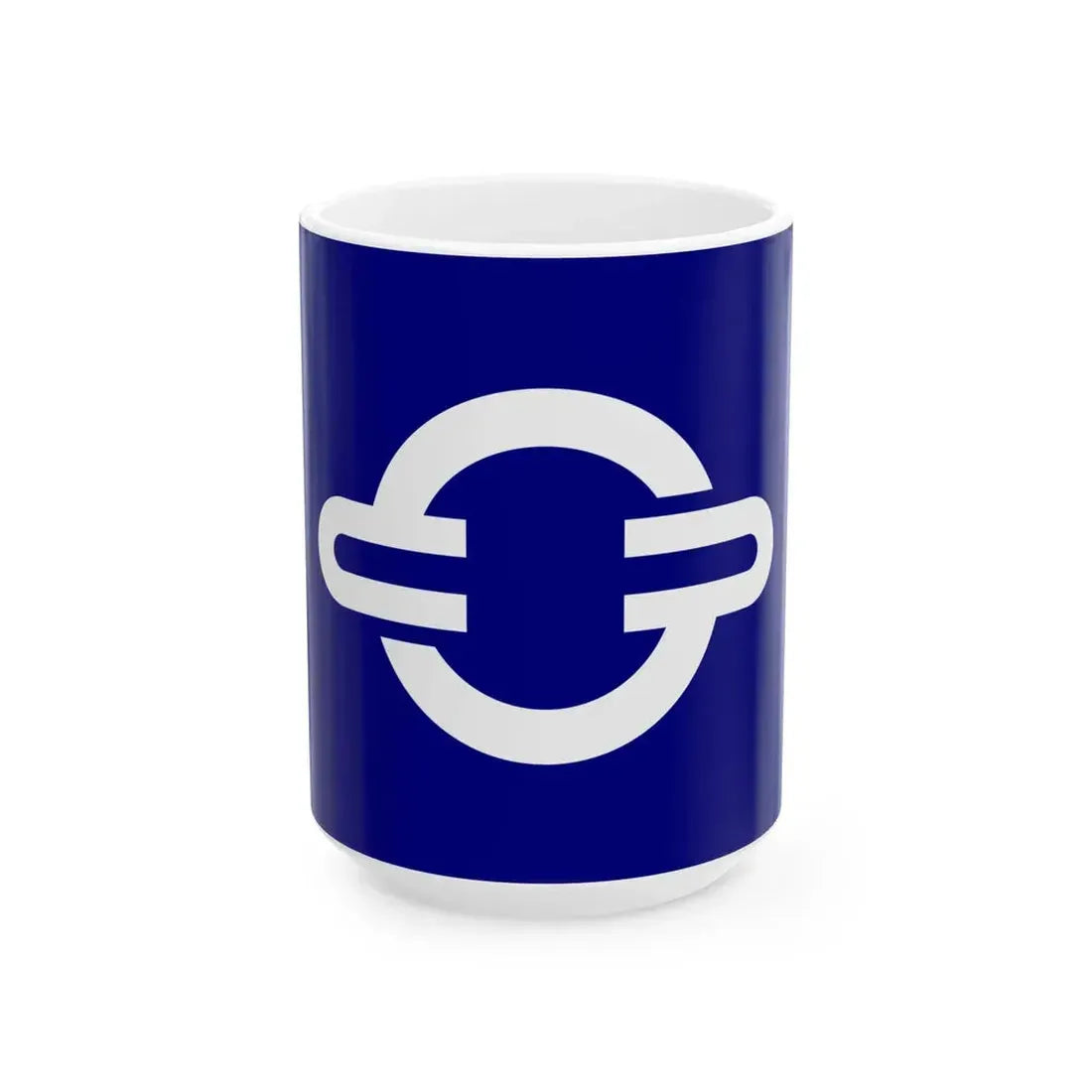 Flag of Tone Ibaraki (Japan) White Coffee Mug 15oz - Go Mug Yourself