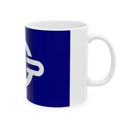 Flag of Tone Ibaraki (Japan) White Coffee Mug - Go Mug Yourself