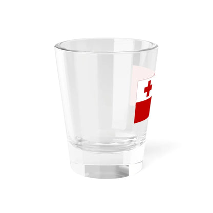 Flag of Tonga (Tonga) Shot Glass 1.5oz - Go Mug Yourself