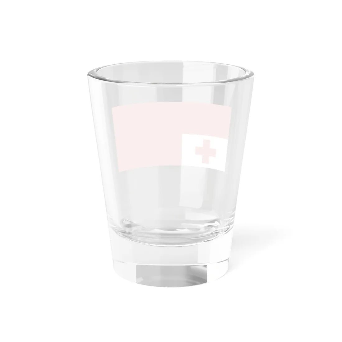 Flag of Tonga upside down (Tonga) Shot Glass 1.5oz - Go Mug Yourself
