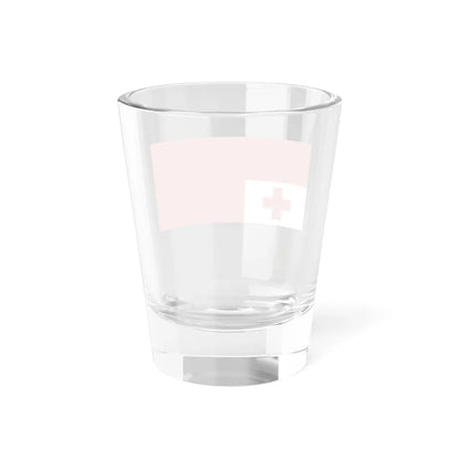 Flag of Tonga upside down (Tonga) Shot Glass 1.5oz - Go Mug Yourself
