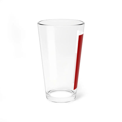 Flag of Tonga vertical (Tonga) Pint Glass 16oz - Go Mug Yourself
