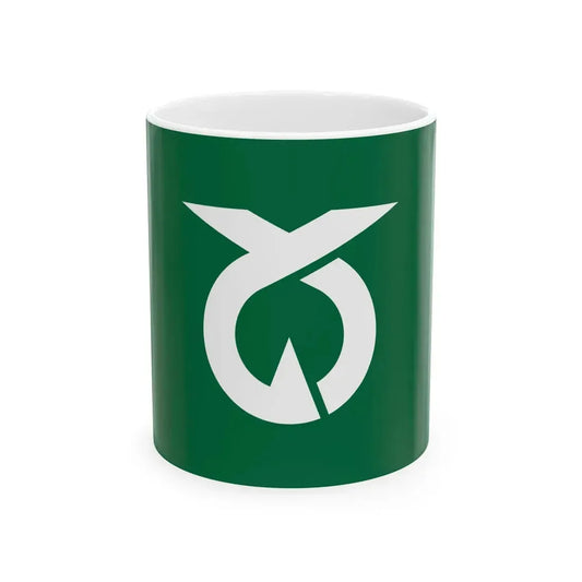 Flag of Tonosho Kagawa (Japan) White Coffee Mug 11oz - Go Mug Yourself