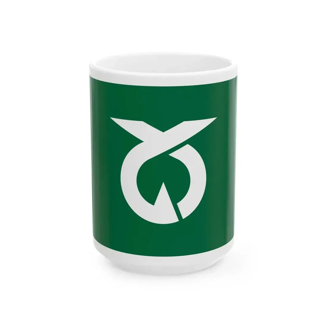 Flag of Tonosho Kagawa (Japan) White Coffee Mug 15oz - Go Mug Yourself