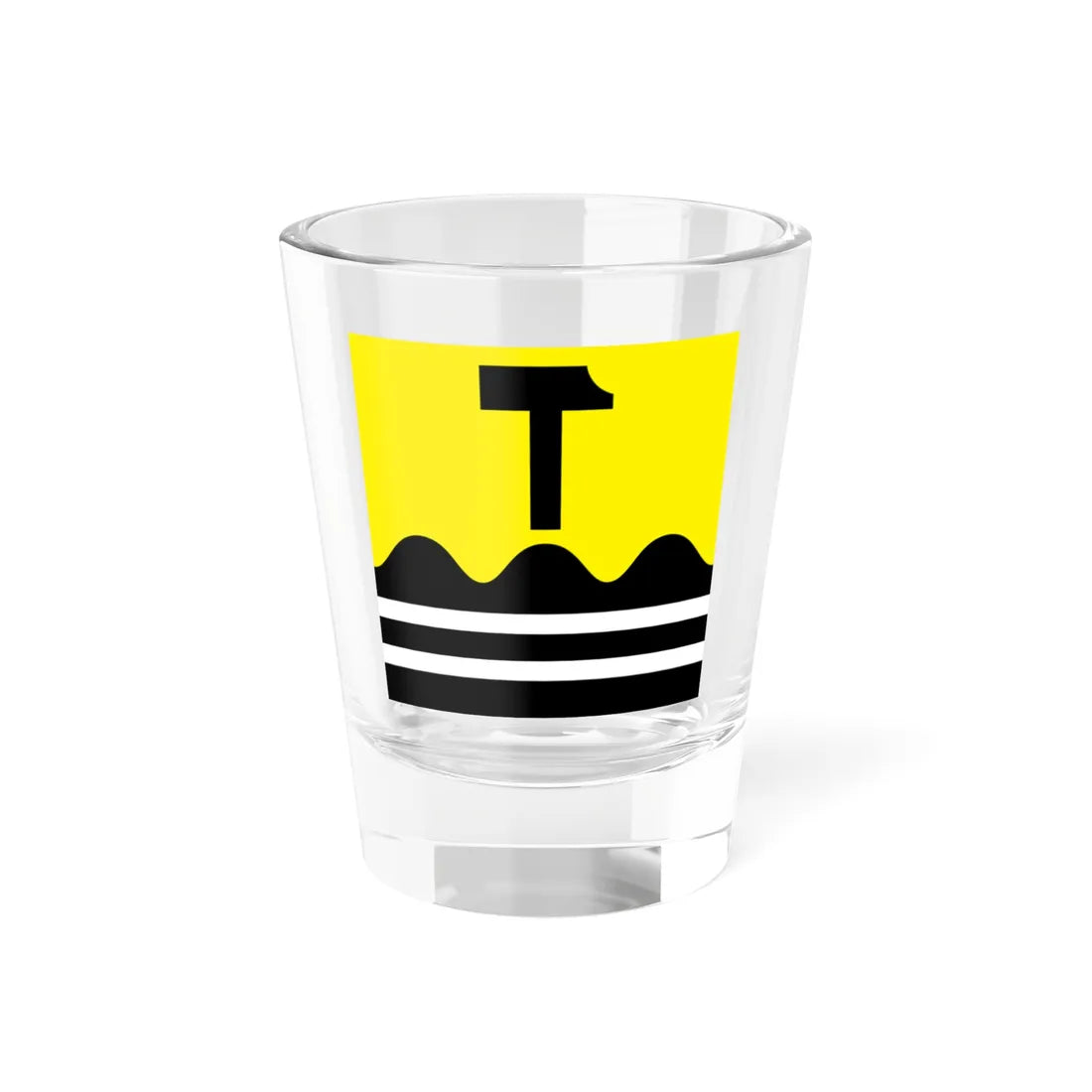 Flag of Tootsi Parish (Estonia) Shot Glass 1.5oz 1.5oz - Go Mug Yourself
