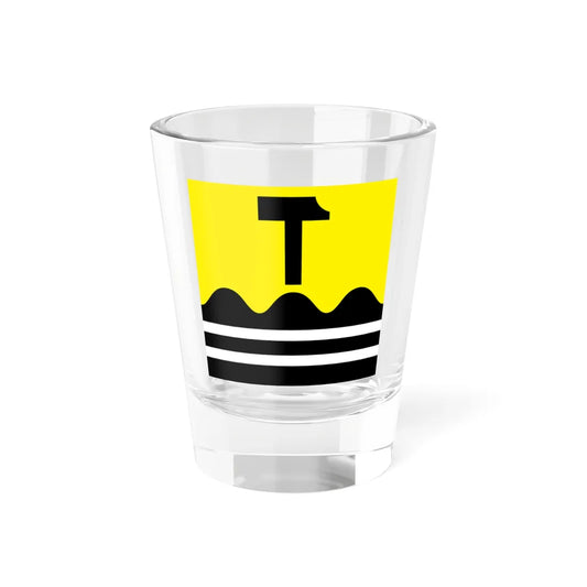 Flag of Tootsi Parish (Estonia) Shot Glass 1.5oz 1.5oz - Go Mug Yourself