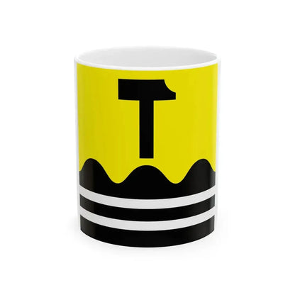 Flag of Tootsi Parish (Estonia) White Coffee Mug 11oz - Go Mug Yourself