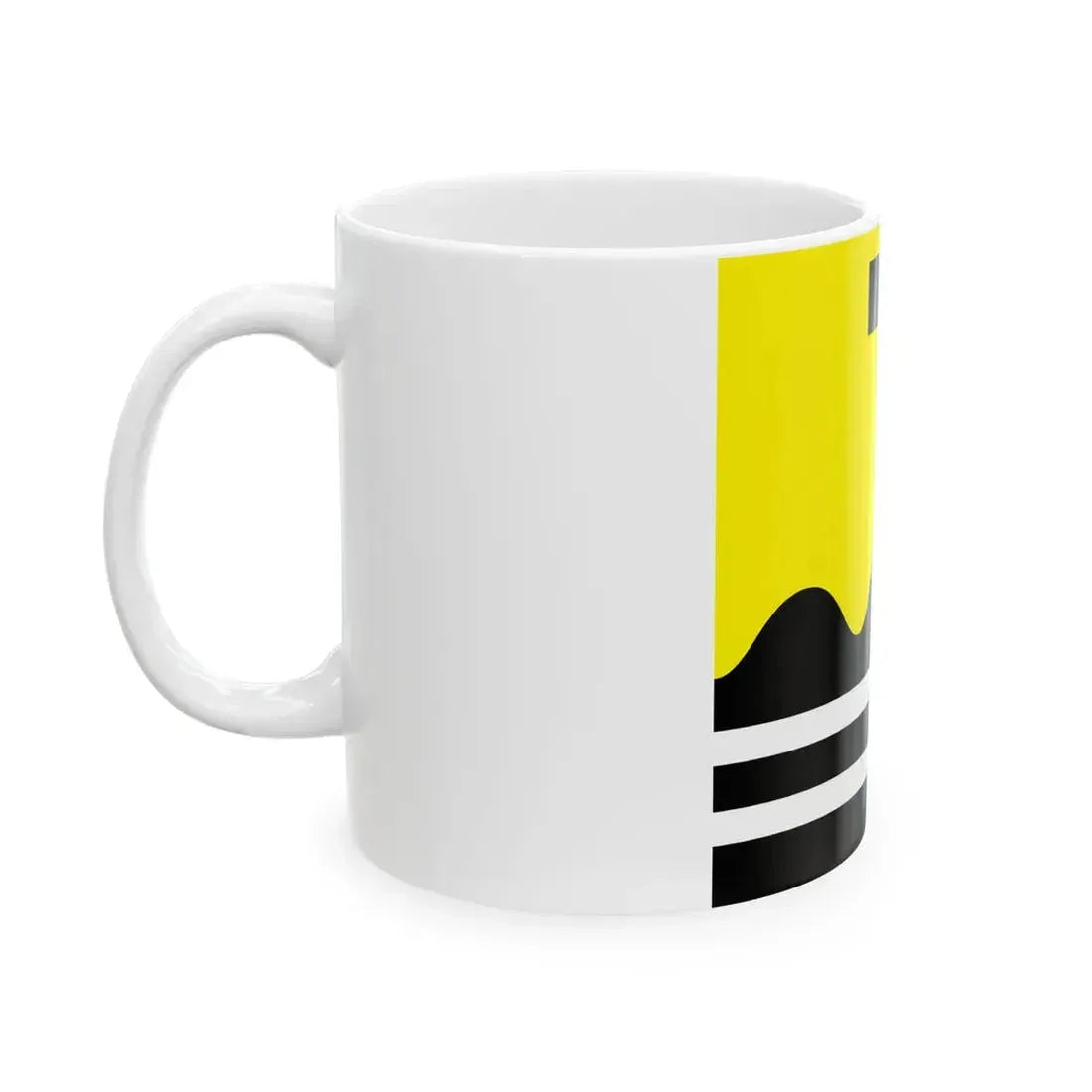Flag of Tootsi Parish (Estonia) White Coffee Mug - Go Mug Yourself