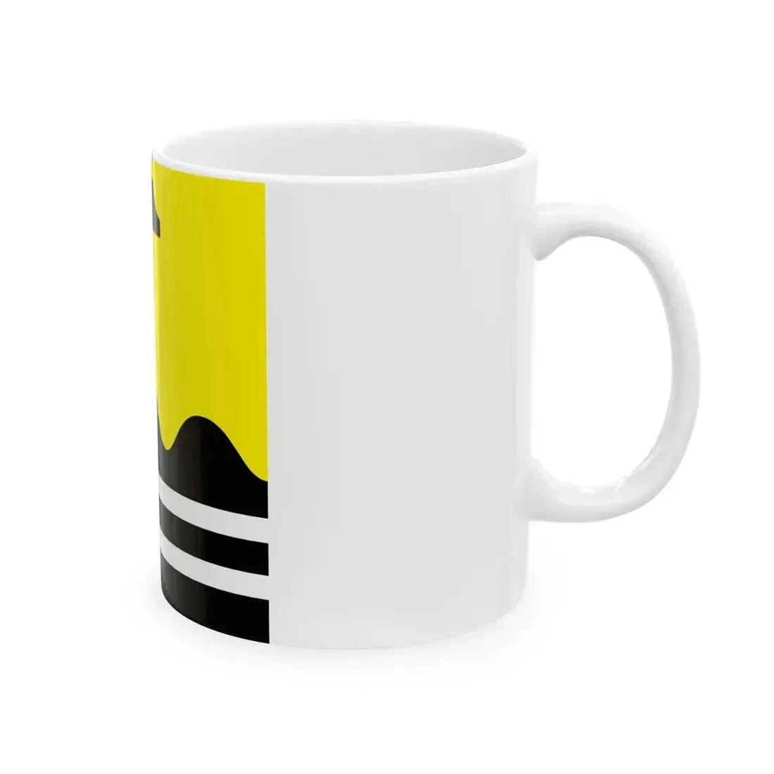 Flag of Tootsi Parish (Estonia) White Coffee Mug - Go Mug Yourself