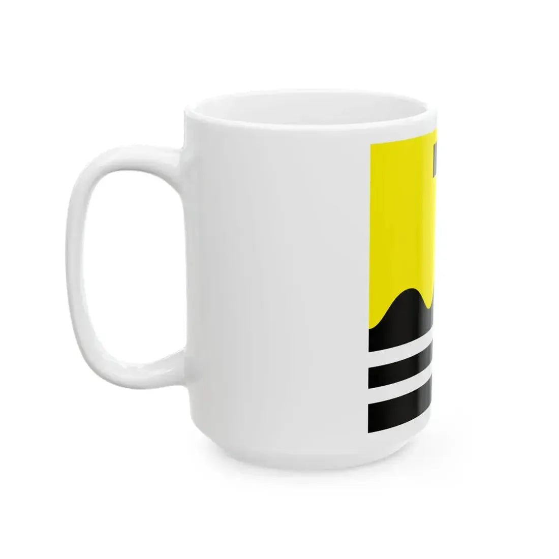 Flag of Tootsi Parish (Estonia) White Coffee Mug - Go Mug Yourself