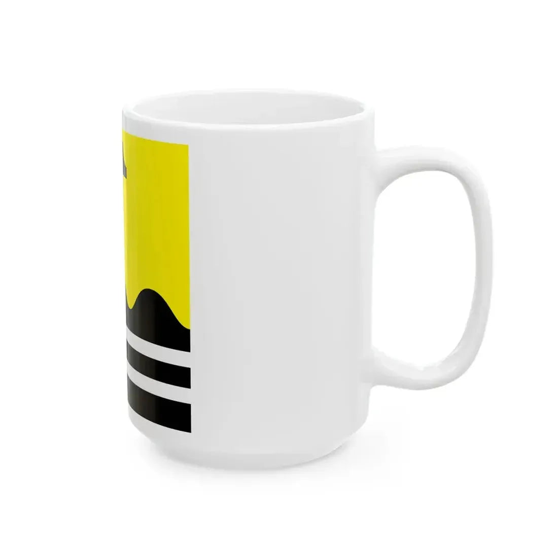 Flag of Tootsi Parish (Estonia) White Coffee Mug - Go Mug Yourself