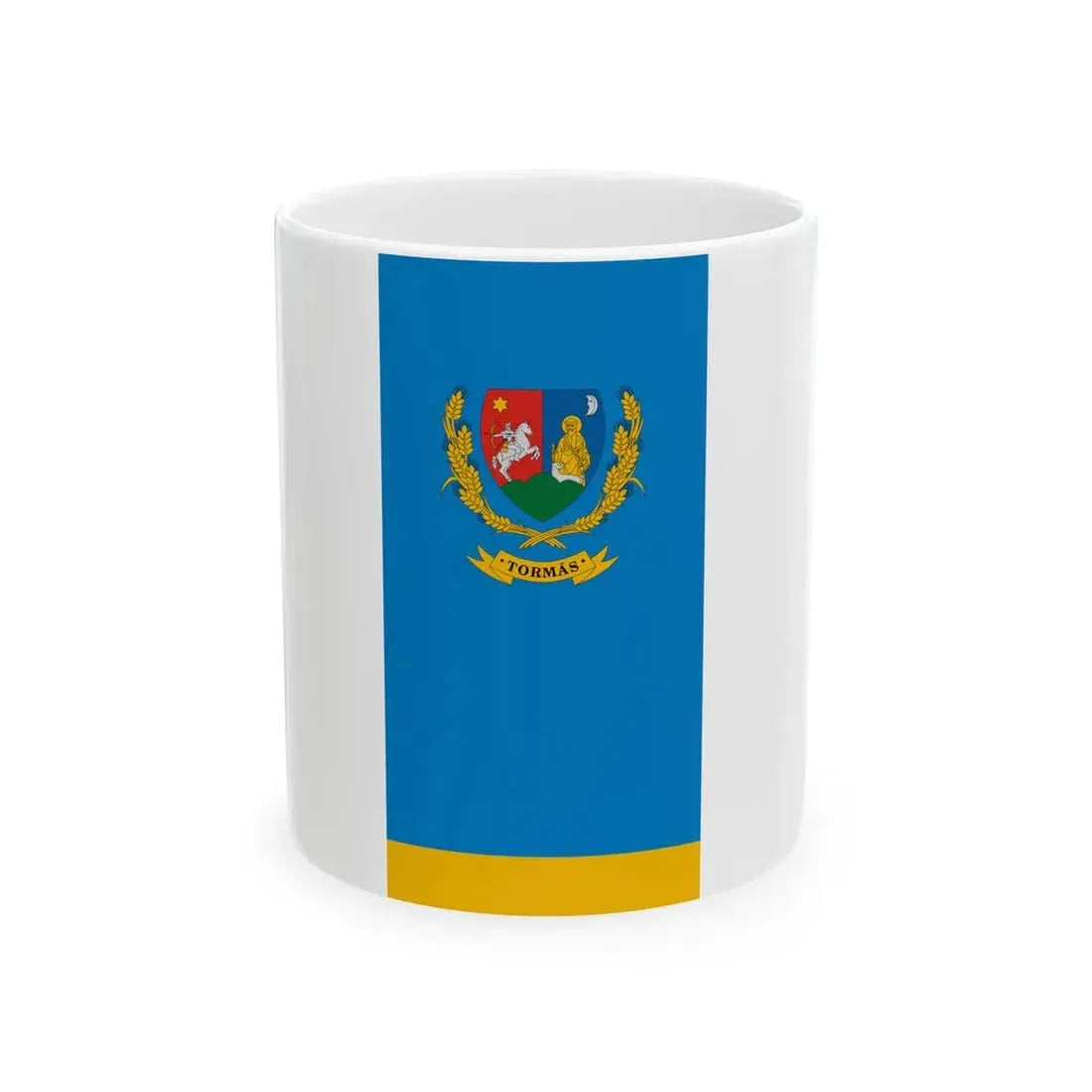 Flag of Tormas (Hungary) White Coffee Mug 11oz - Go Mug Yourself