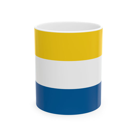 Flag of Tornedalians 2007 (Finland) White Coffee Mug-11oz-Go Mug Yourself