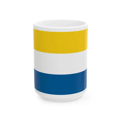 Flag of Tornedalians 2007 (Finland) White Coffee Mug 15oz - Go Mug Yourself