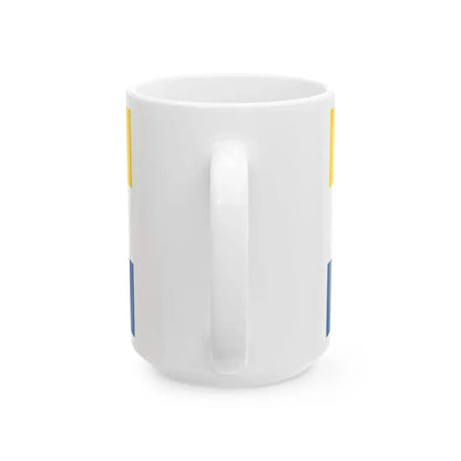 Flag of Tornedalians 2007 (Finland) White Coffee Mug - Go Mug Yourself