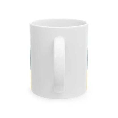 Flag of Tornedalians (Finland) White Coffee Mug - Go Mug Yourself