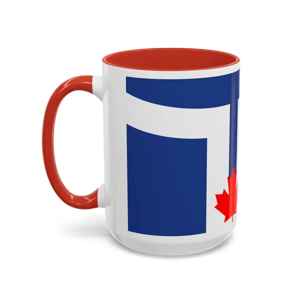 Flag of Toronto Canada - Accent Coffee Mug - Go Mug Yourself