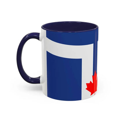 Flag of Toronto Canada - Accent Coffee Mug - Go Mug Yourself