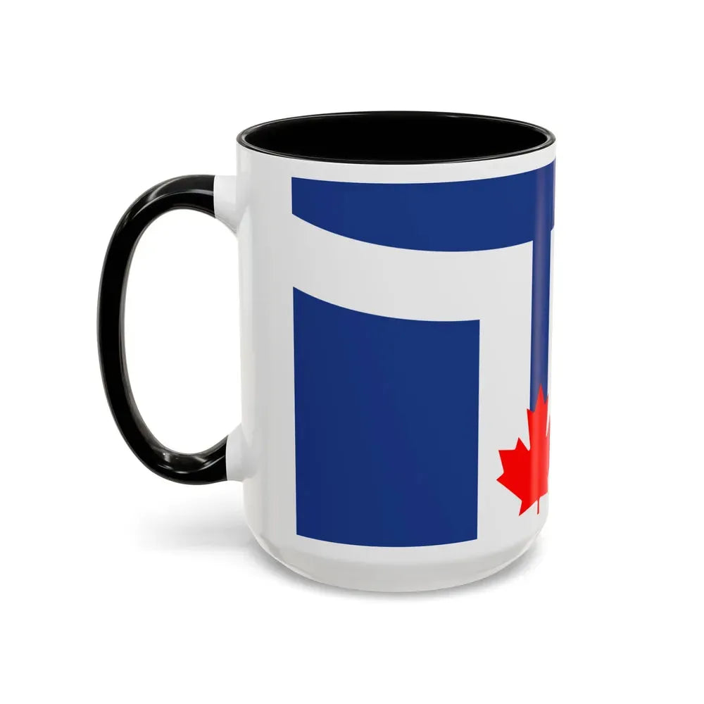 Flag of Toronto Canada - Accent Coffee Mug - Go Mug Yourself