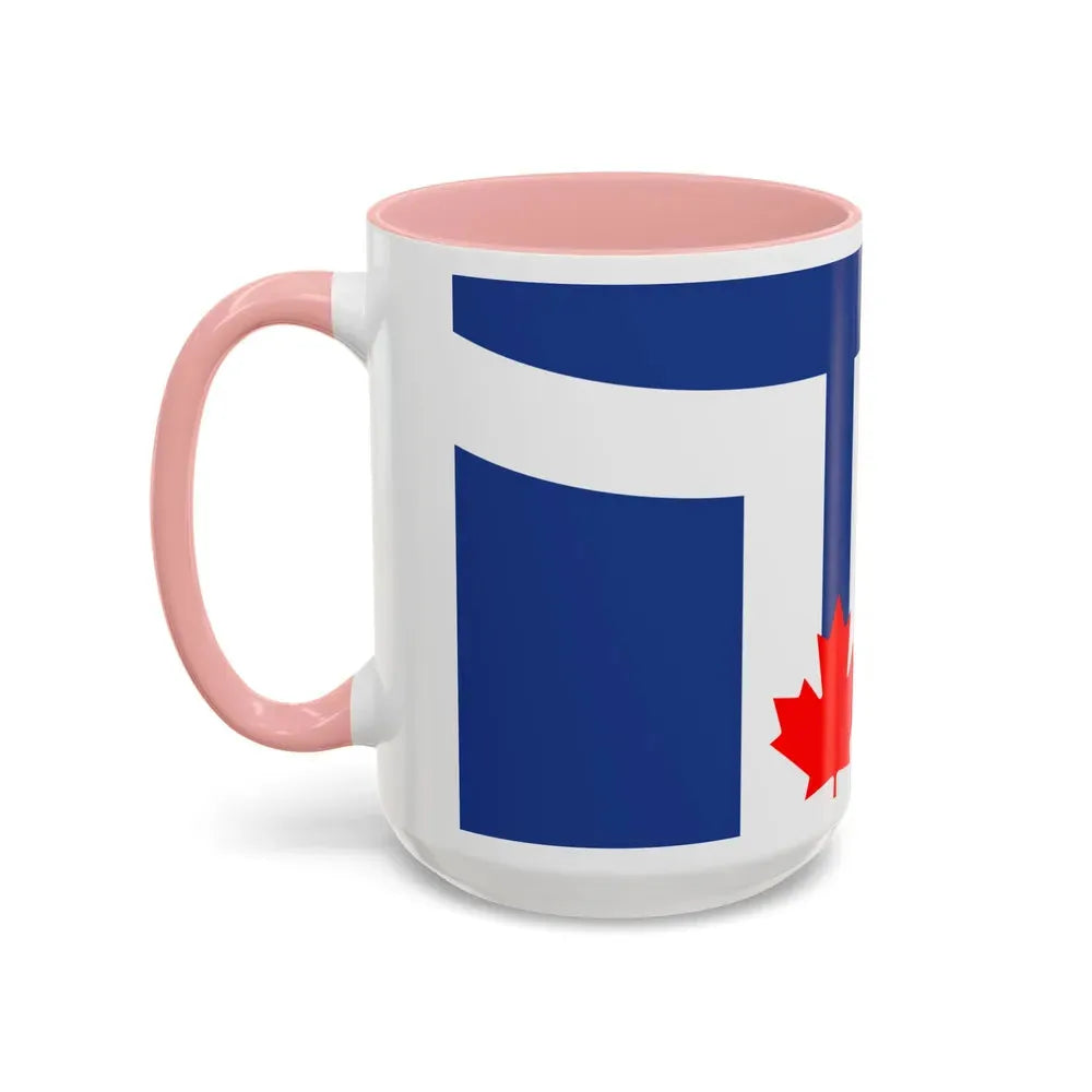 Flag of Toronto Canada - Accent Coffee Mug - Go Mug Yourself