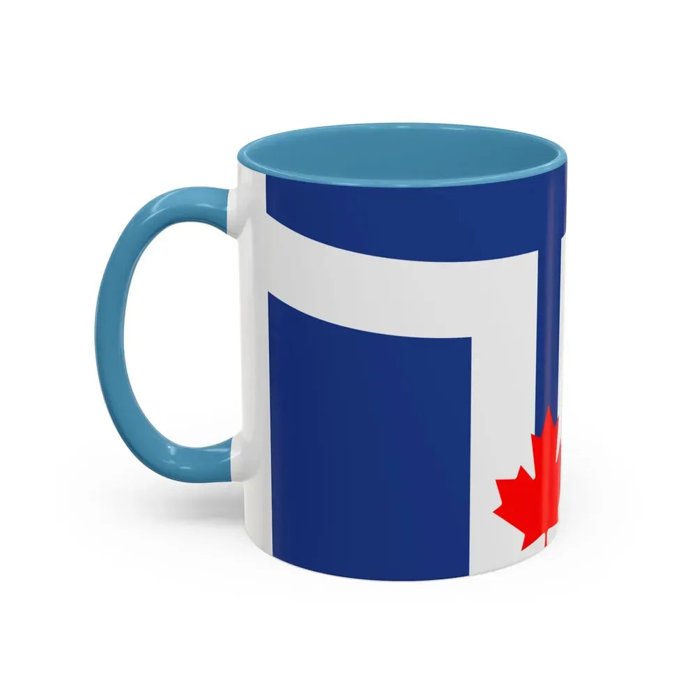 Flag of Toronto Canada - Accent Coffee Mug - Go Mug Yourself