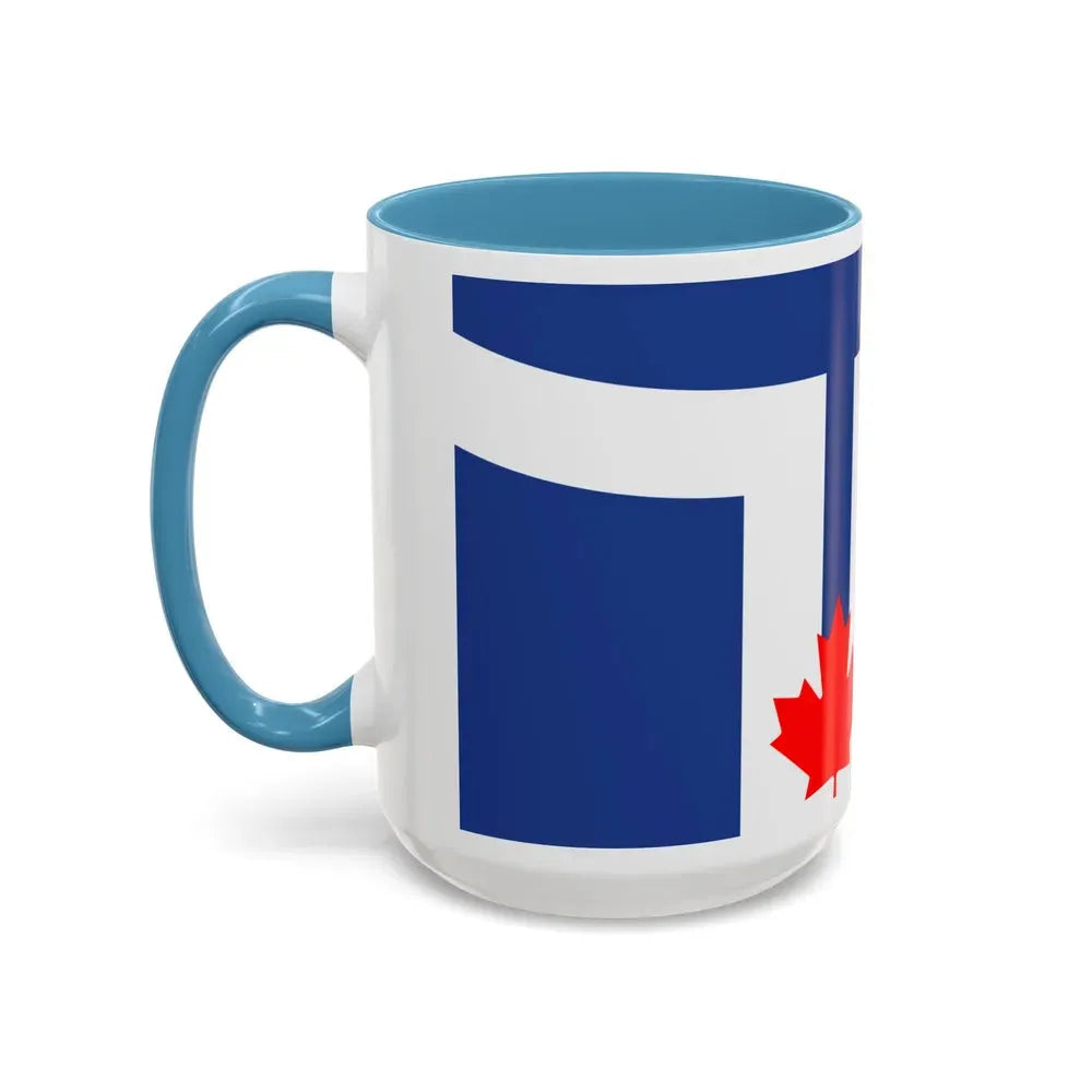 Flag of Toronto Canada - Accent Coffee Mug - Go Mug Yourself