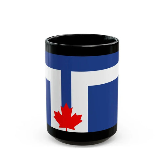 Flag of Toronto Canada - Black Coffee Mug 15oz - Go Mug Yourself