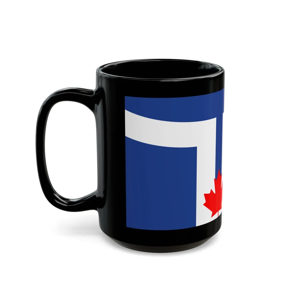 Flag of Toronto Canada - Black Coffee Mug-Go Mug Yourself