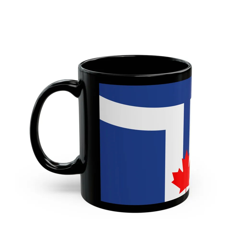 Flag of Toronto Canada - Black Coffee Mug-Go Mug Yourself